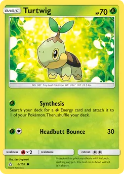 Turtwig #6, Reverse Foil