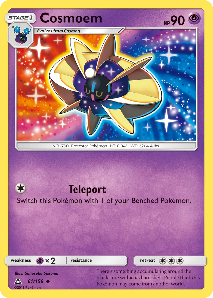 Cosmoem #61, Ultra Prism Reverse Foil