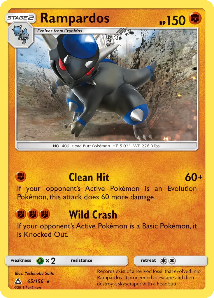 Rampardos #65, Ultra Prism