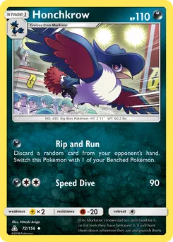 Honchkrow #72, Ultra Prism