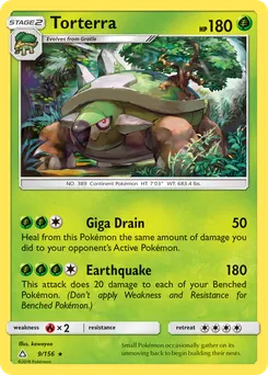 Torterra #9, Reverse Foil