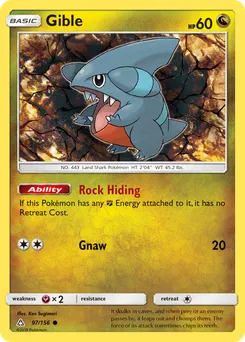Gible #97, Standard