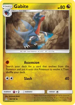 Gabite #98, Standard