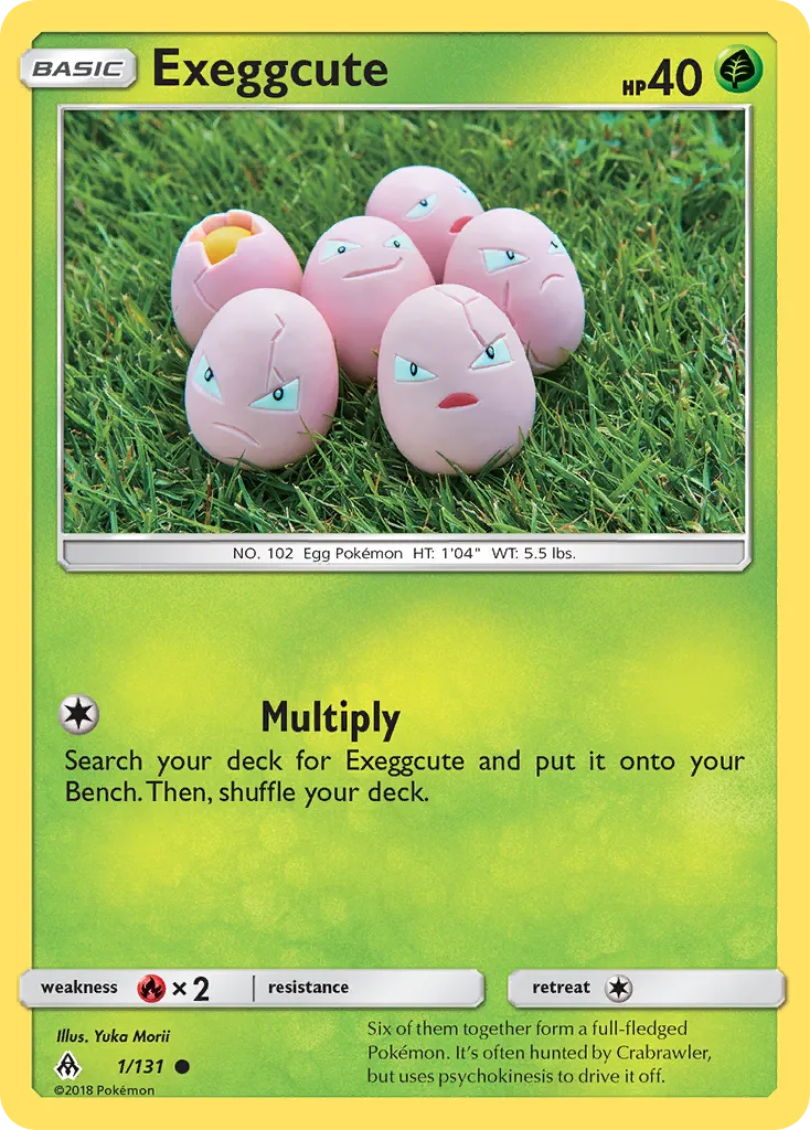 Exeggcute #1, Forbidden Light