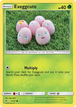 Exeggcute #1, Reverse Foil