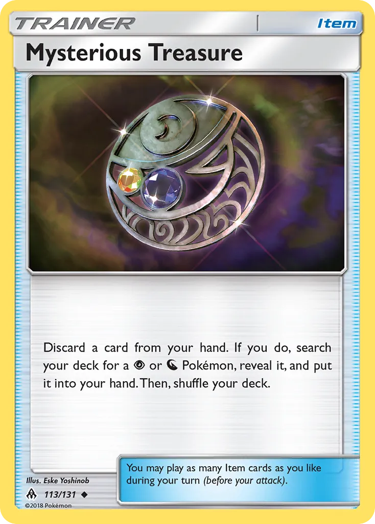 Mysterious Treasure #113, Forbidden Light Pokemon League-Staff