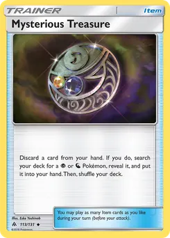 Mysterious Treasure #113, Pokemon League-Staff