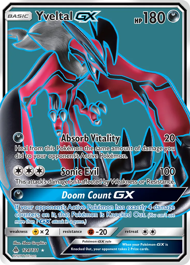 Yveltal-GX #124, Forbidden Light