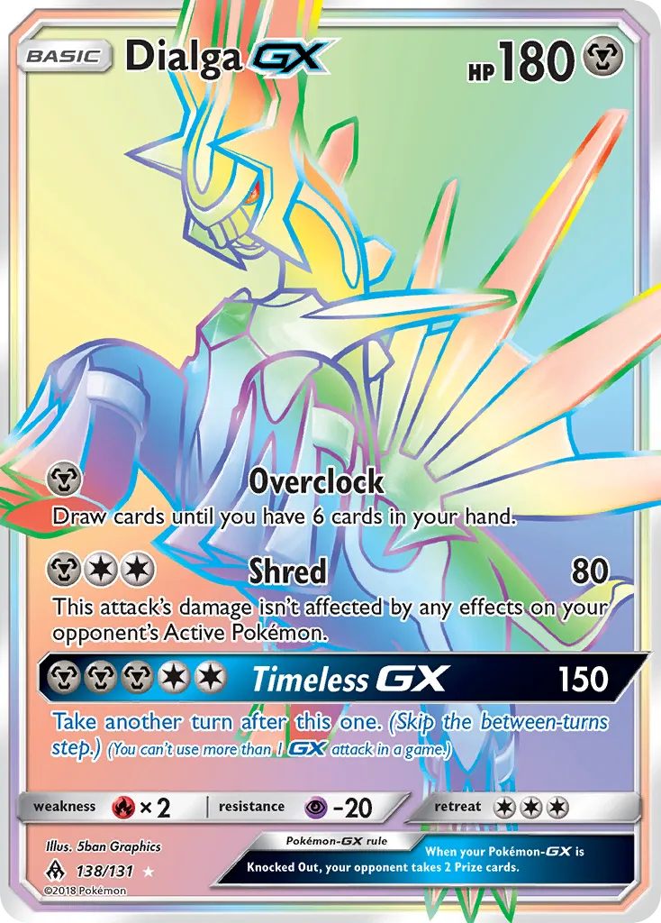 Dialga-GX #138, Forbidden Light Secret