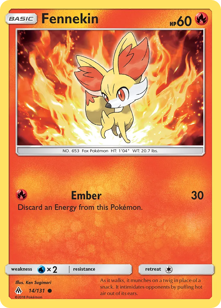 Fennekin #14, Forbidden Light
