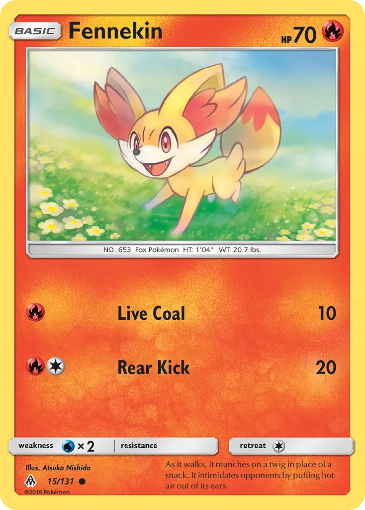 Fennekin #15, Forbidden Light
