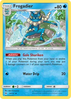 Frogadier #23, Reverse Foil