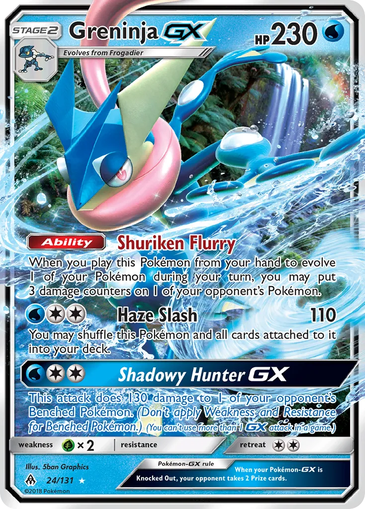 Greninja-GX #24, Forbidden Light