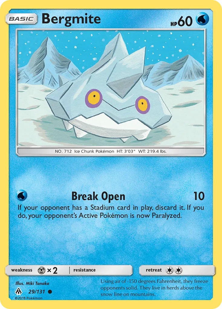 Bergmite #29, Forbidden Light Reverse Foil