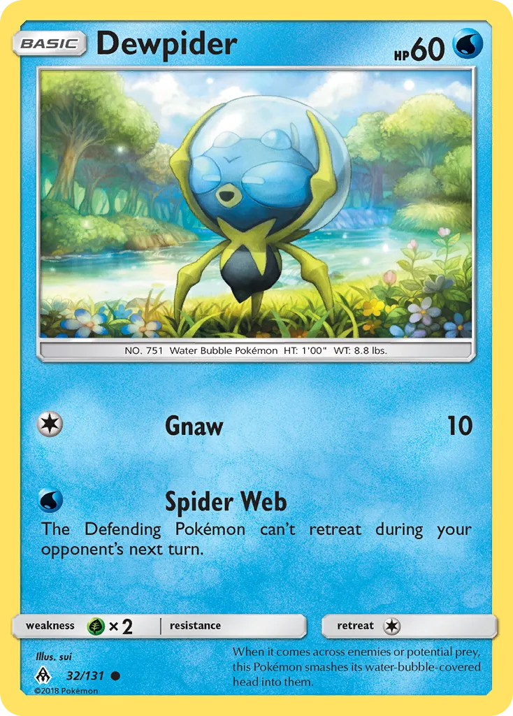 Dewpider #32, Forbidden Light Reverse Foil