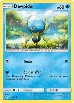 Dewpider #32, Reverse Foil
