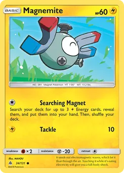Magnemite #34, Reverse Foil