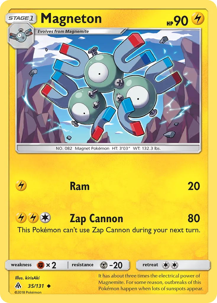 Magneton #35, Forbidden Light Reverse Foil