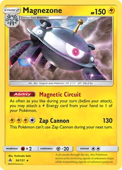 Magnezone #36, Reverse Foil