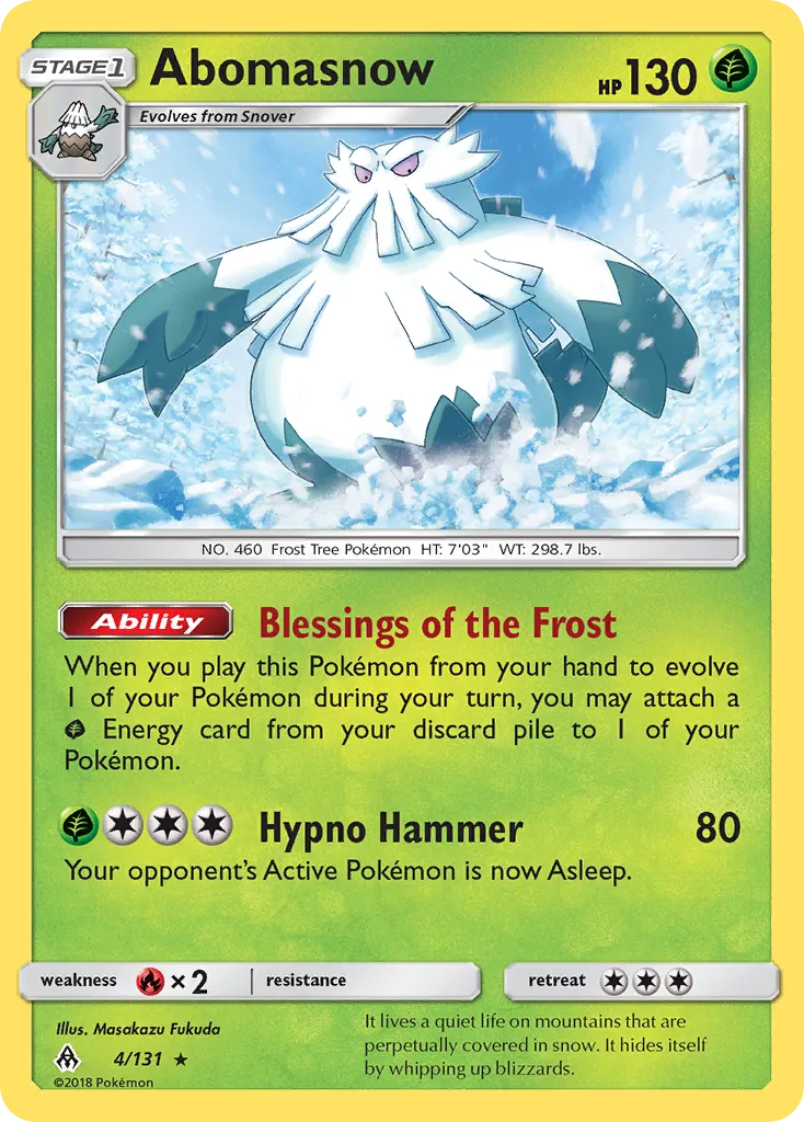 Abomasnow #4, Forbidden Light