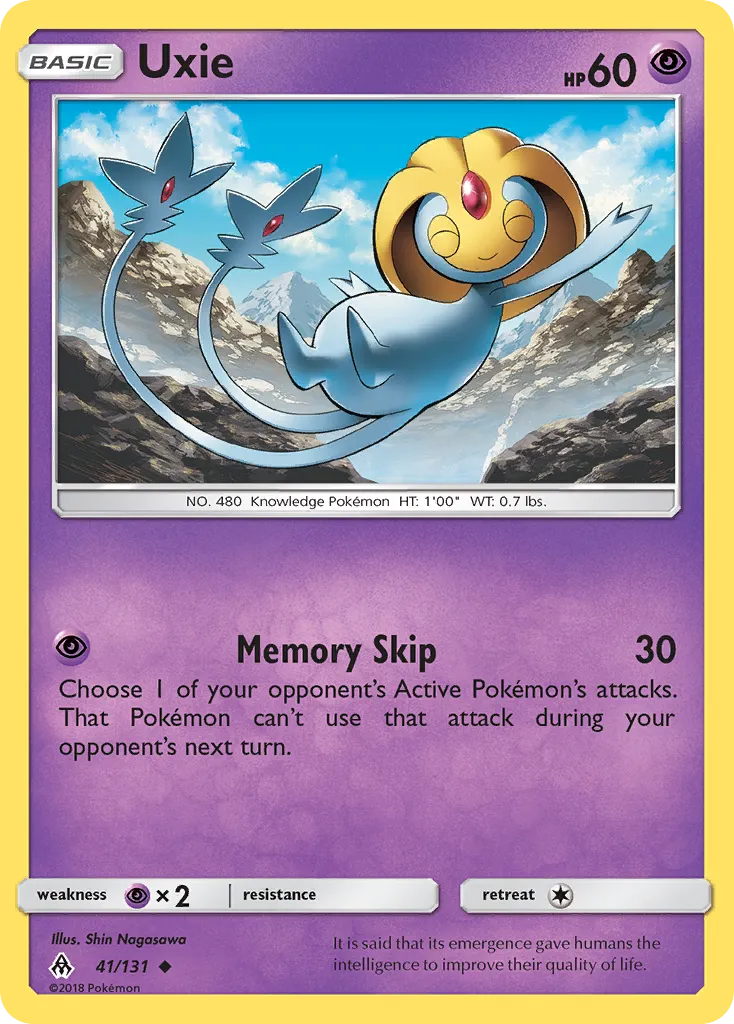 Uxie #41, Forbidden Light Reverse Foil