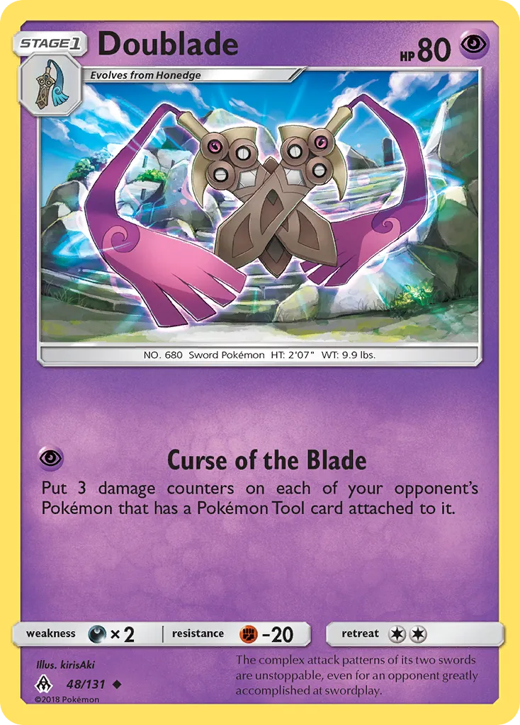 Doublade #48, Forbidden Light