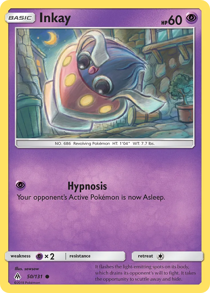 Inkay #50, Forbidden Light