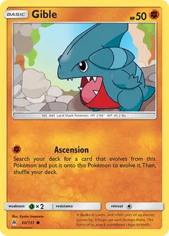 Gible #60, Reverse Foil