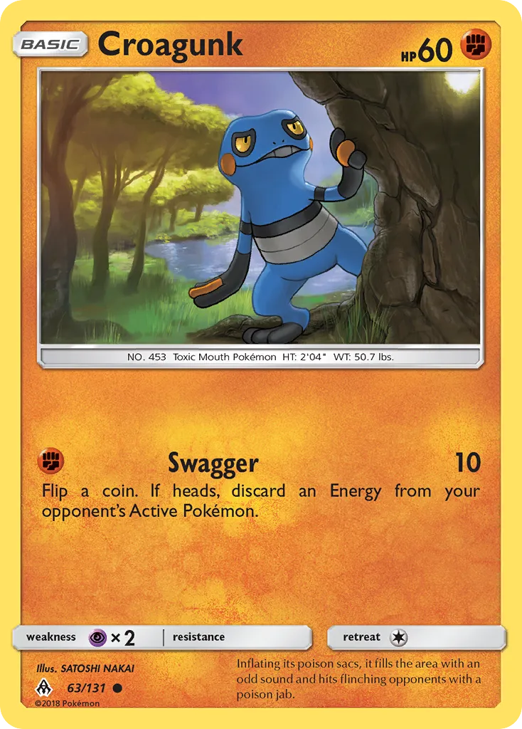 Croagunk #63, Forbidden Light Reverse Foil