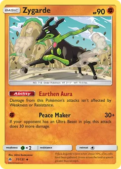 Zygarde #71, Reverse Foil