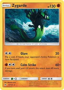 Zygarde #72, Gamestop/EB Games Exclusive