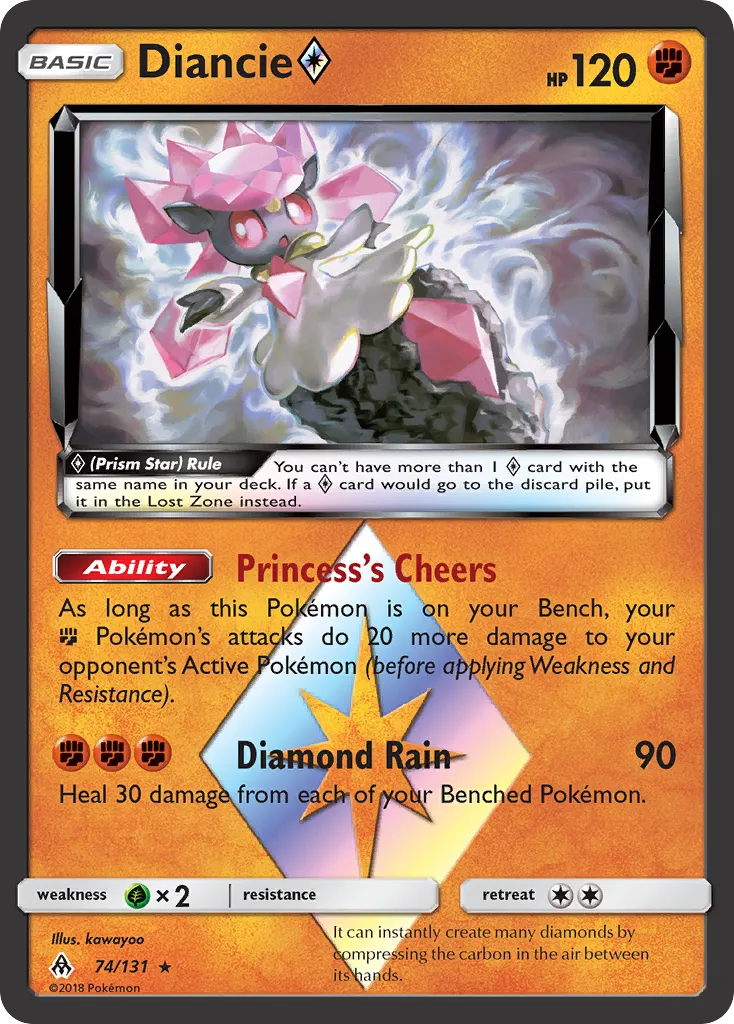 Diancie ◇ #74, Forbidden Light