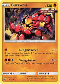 Buzzwole #77, Pokemon League