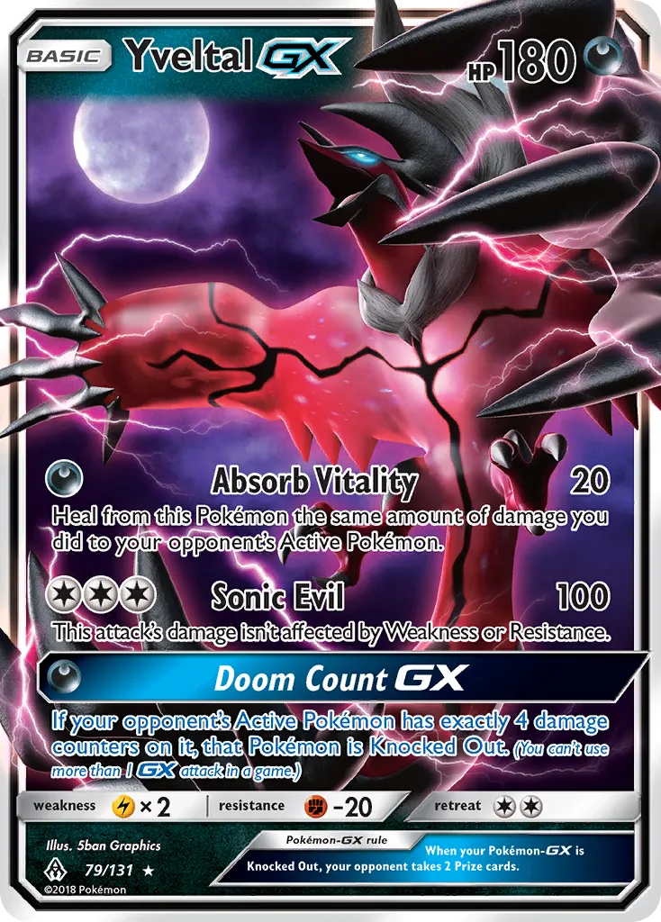 Yveltal-GX #79, Forbidden Light