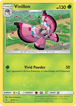 Vivillon #8, Reverse Foil