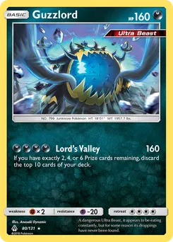 Guzzlord #80, Reverse Foil