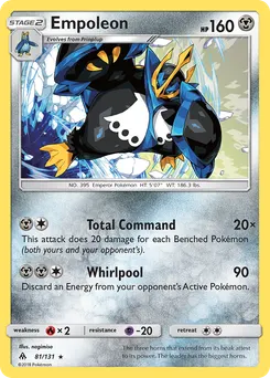 Empoleon #81, Reverse Foil