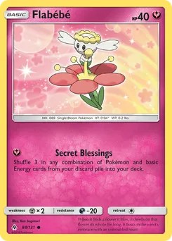 Flabébé #84, Reverse Foil