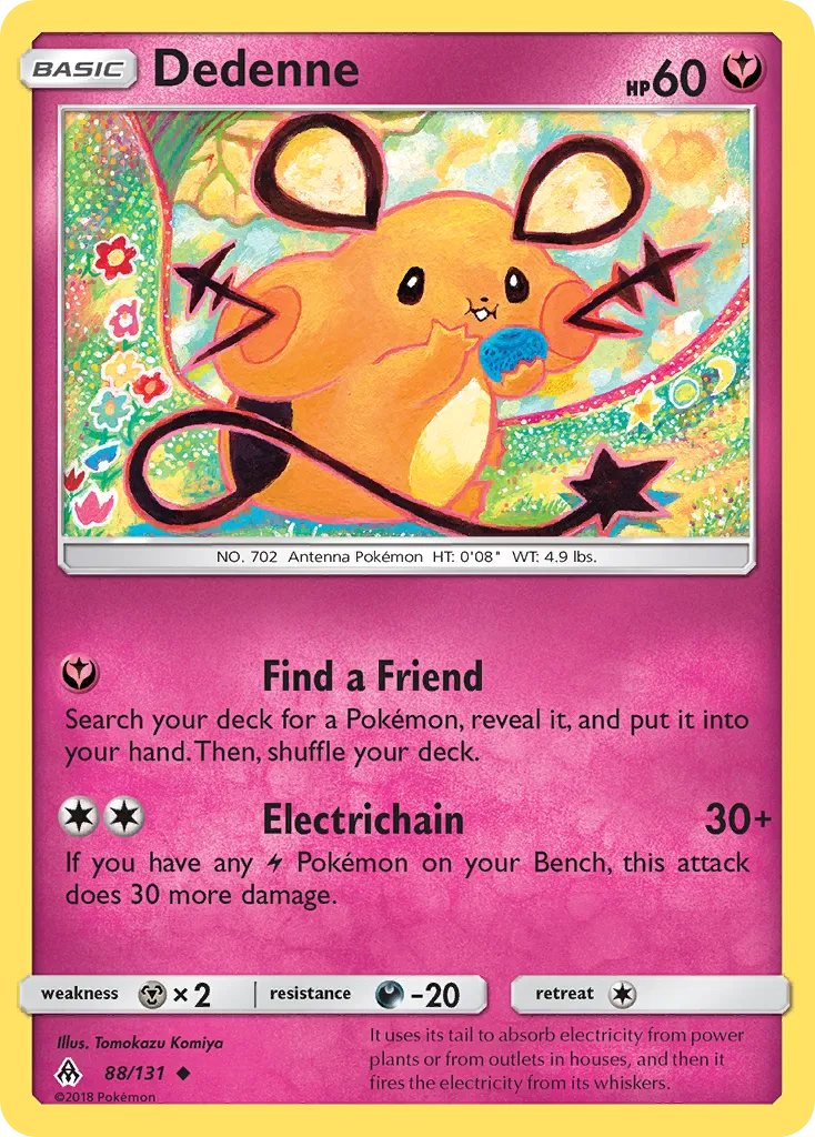 Dedenne #88, Forbidden Light
