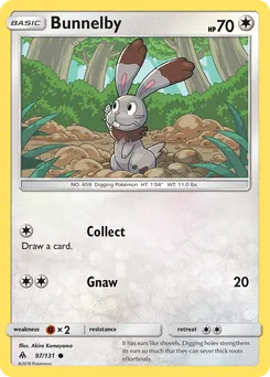 Bunnelby #97, Reverse Foil