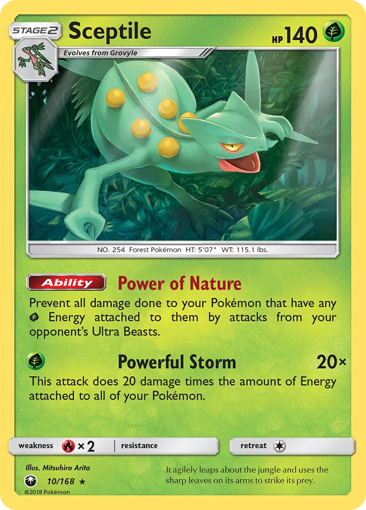 Sceptile #10, Celestial Storm
