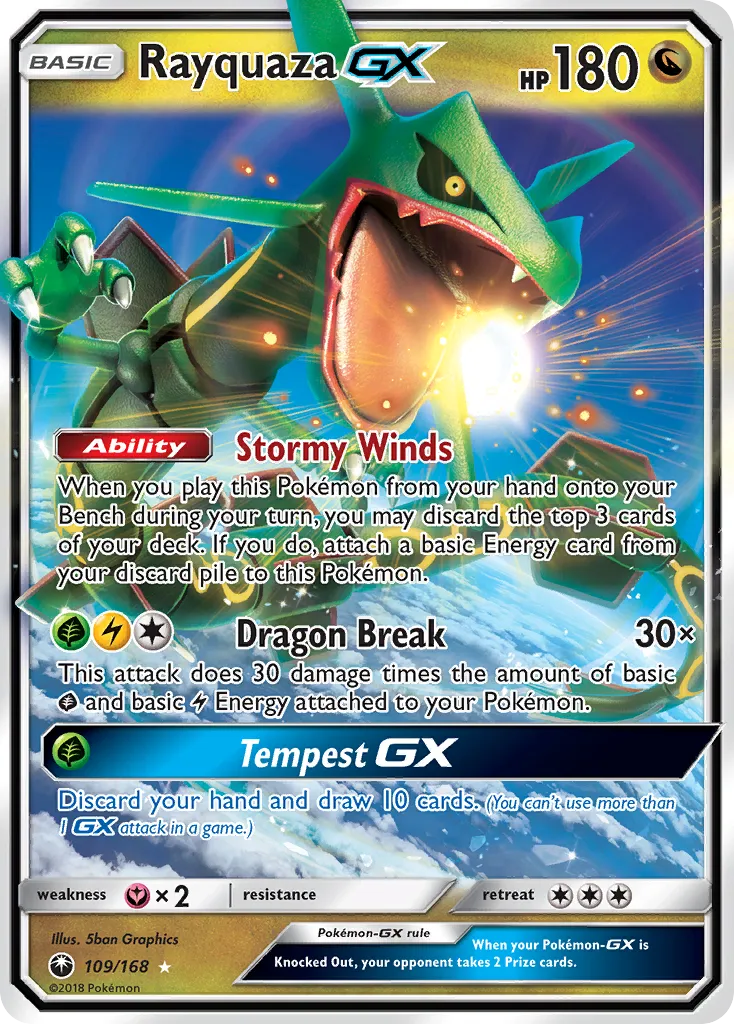 Rayquaza-GX #109, Celestial Storm