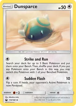 Dunsparce #110, Celestial Storm