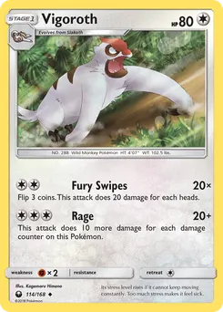 Vigoroth #114, Celestial Storm