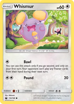 Whismur #116, Celestial Storm