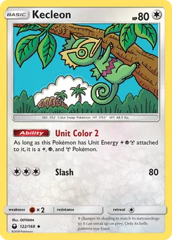 Kecleon #122, Reverse Foil