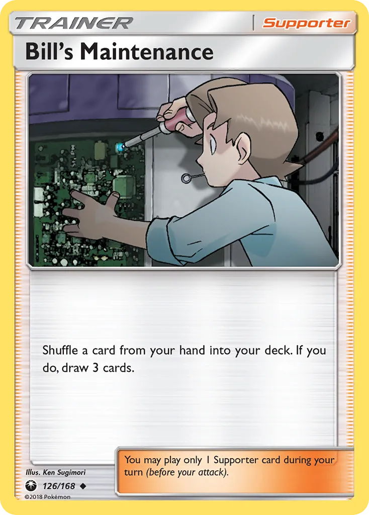 Bill's Maintenance #126, Celestial Storm Reverse Foil