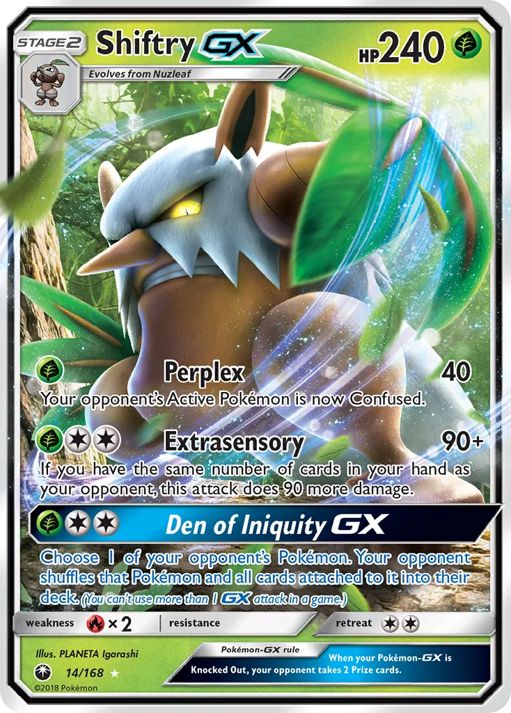 Shiftry-GX #14, Celestial Storm