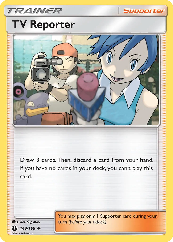 TV Reporter #149, Celestial Storm Reverse Foil
