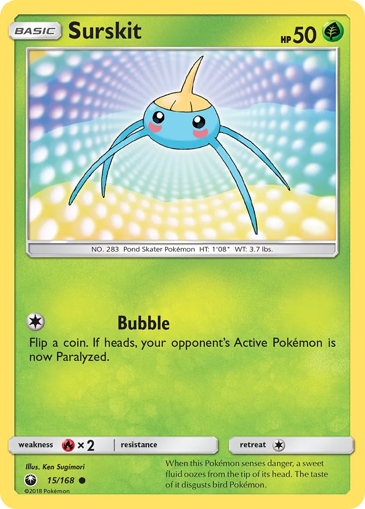Surskit #15, Celestial Storm Reverse Foil